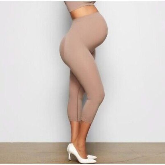 SKIMS Maternity Shapewear Leggings Open Gusset - L/XL - Picture 3 of 4